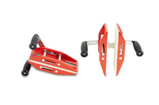 [ACC40-B] Abaco Double Handed Carry Clamps 40_Without Yellow Bag-Black Rubber