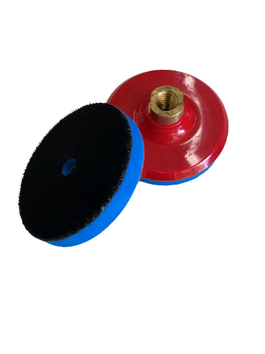 [BPBL50] 5" Backer Plastic Blue  Backer Pad w/ Sponge