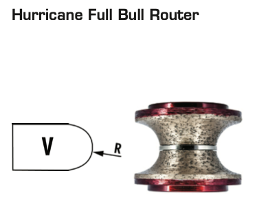 [RHFB40C] 40mm Hurricane Full Bull Router Pos. 1  (Shape V)