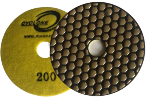 [CDP4BW] 4" Cyclone HexaDry Pad White Buff