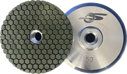 [PDCS4200] 4" Cyclone Resin Cup Wheel with Aluminum Backer 200 Grit